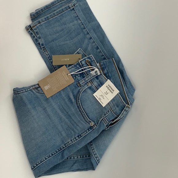 J.Crew vintage straight jean in pale pool wash - Picture 5 of 7